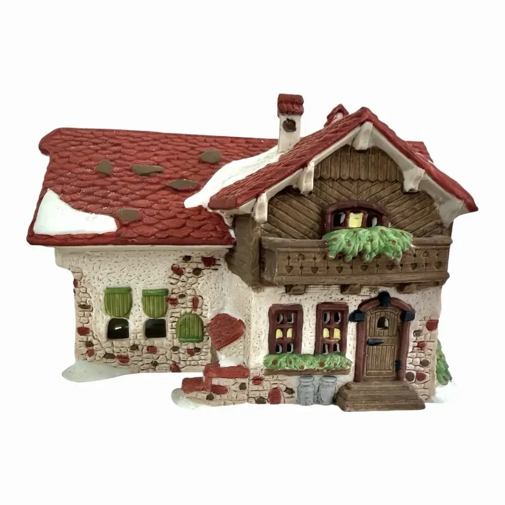 RARE VTG 1987 Department 56 Alpine Village Series Josef Engel Farmhouse Retired